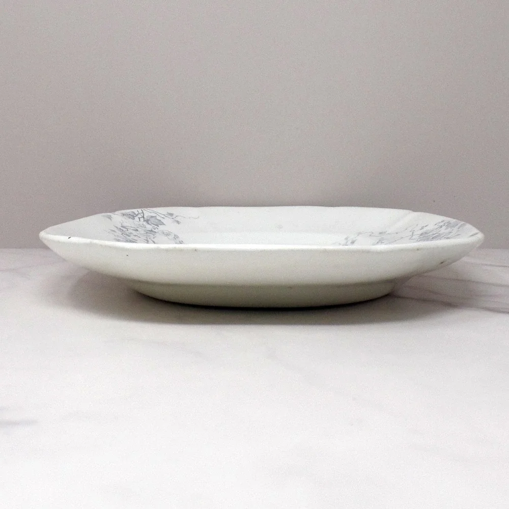 Antique Alfred Meakin Ironstone Transferware Platter / Underplate, Superior